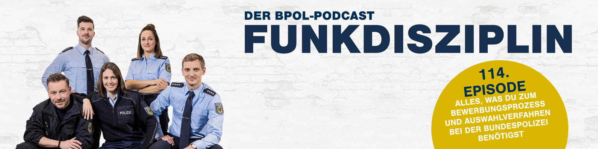 Blogheader mit 5 Podcastern und Überschrift zur Episode 114